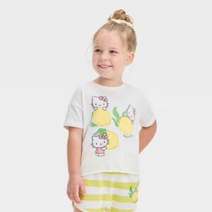 Hello Kitty Lemon Print Kids Set